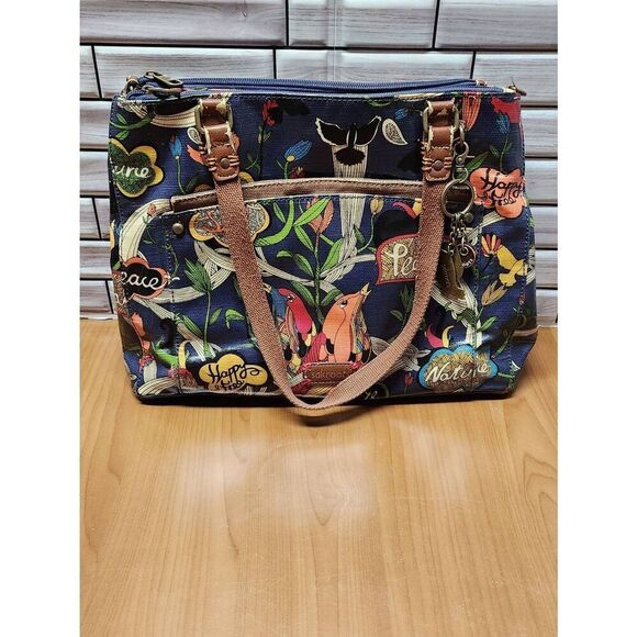 Sakroots Women's Peace Large Purse #A71 - Picture 1 of 12